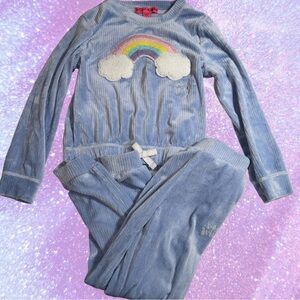 🌼 Blue Rainbow Set Betsey Johnson Girls Size 6